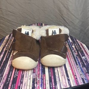 Warm baby moccasins